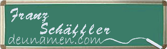 Franz Schäffler Visitenkarte